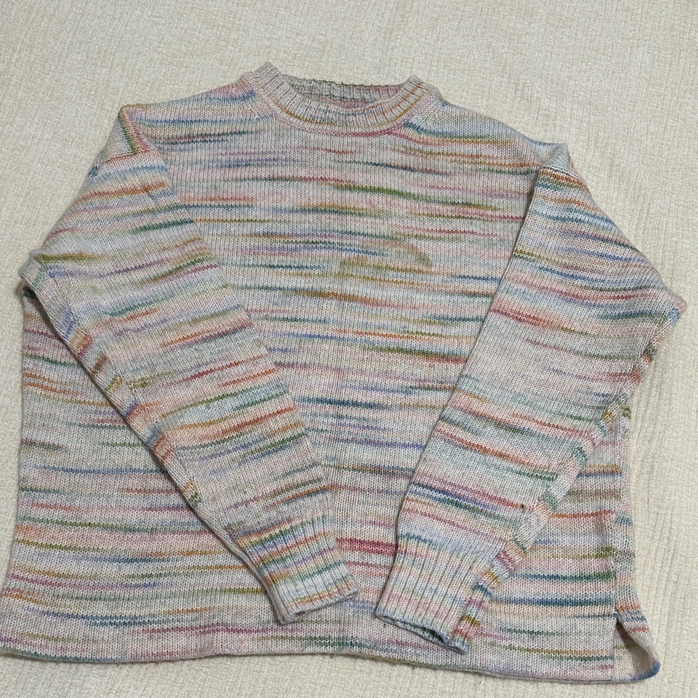 J. Crew Pastel Striped Women's Sweater